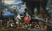 peter breughel the elder Allegory of Air and Fire oil painting artist